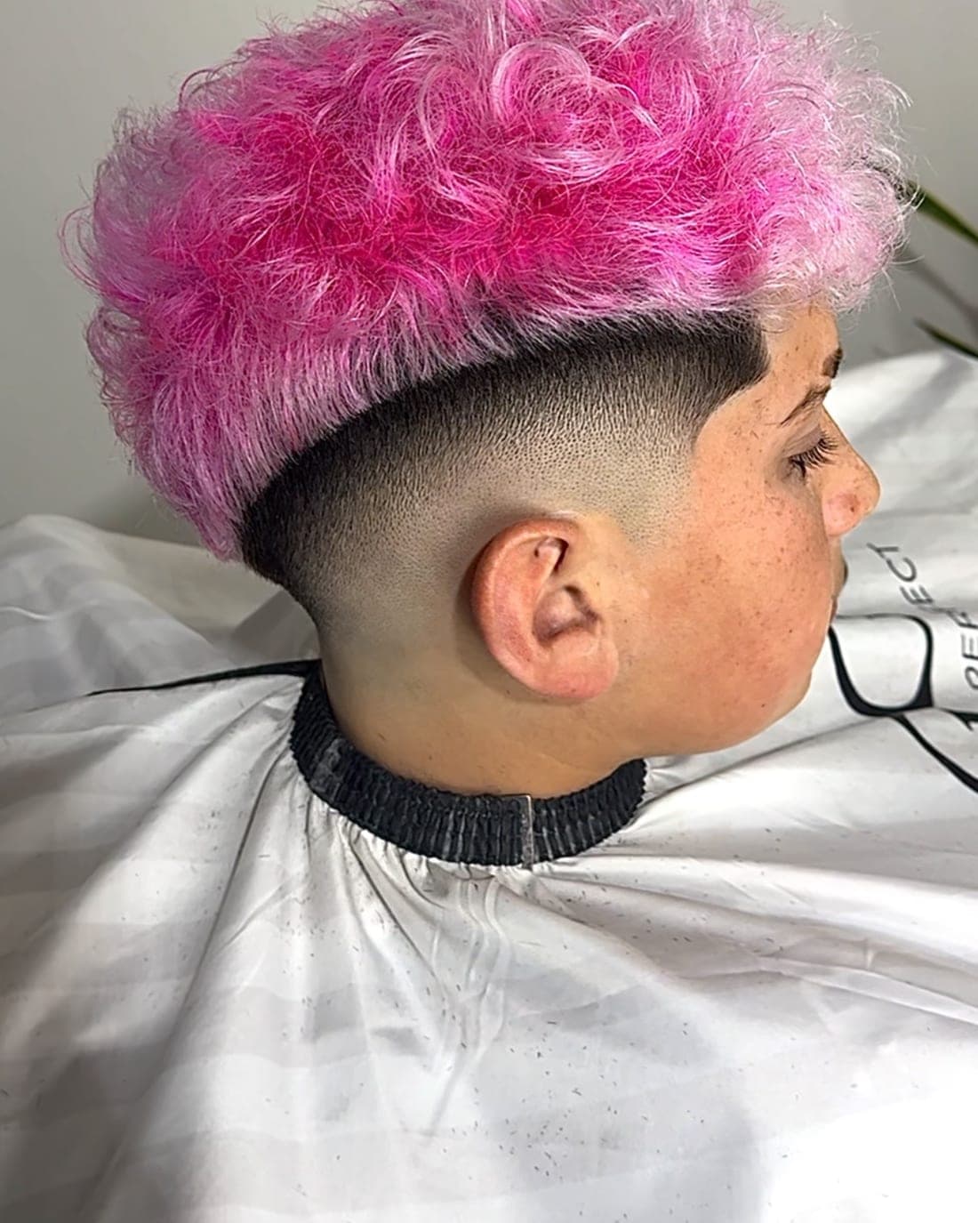 Rulos rosa y fade